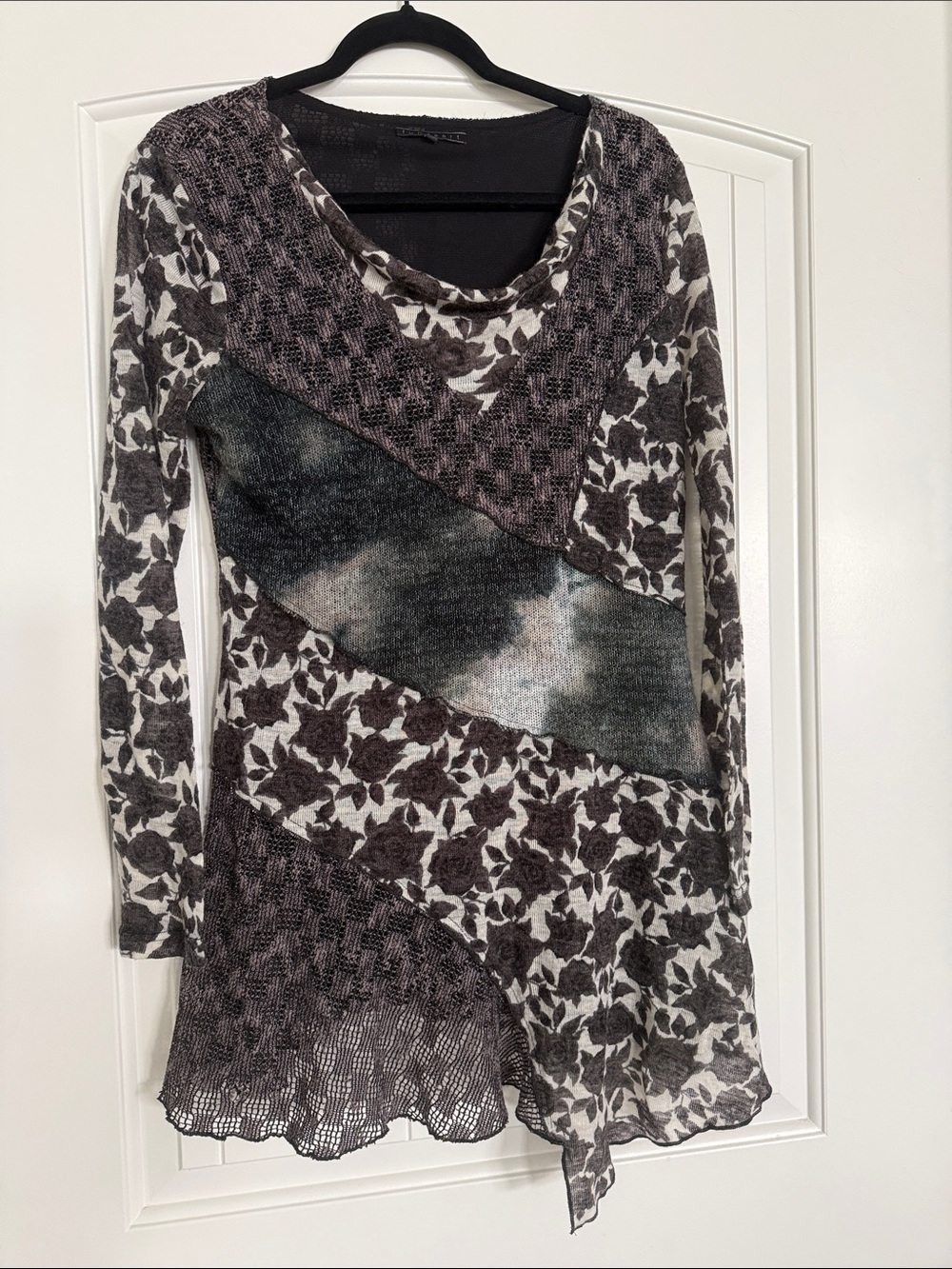 Women's Patchwork Mini Dress